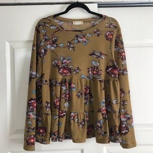 altar’d state peplum tiered top